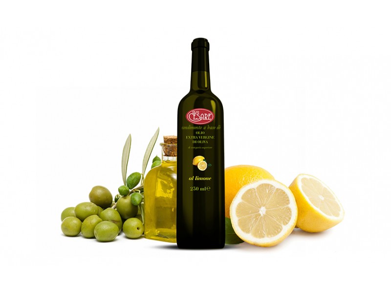 250 ml - Olio di Oliva aromatizzato al Limone